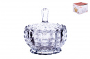 Ваза сервировочная с крышкой (8,5х10х6,5 см)