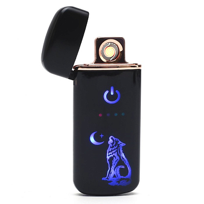 Зажигалка электронная USB (спираль)