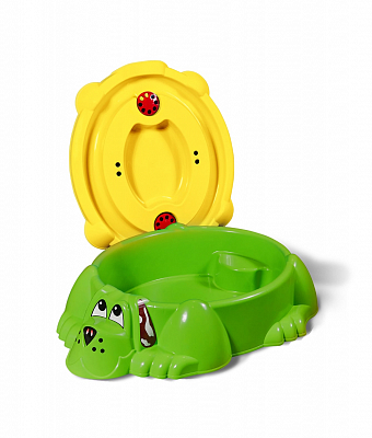 Песочница KIDS  Собачка с крышкой 432