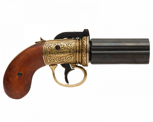 Револьвер "Пепербокс" 6 стволов, Англия, 1840 г