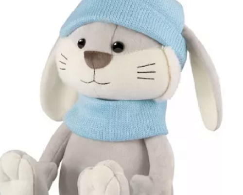 Игрушка мягкая "Кролик Клепа в шапке" (25 см)