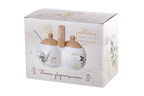 Банка двухсекционная "Tuscan vegetables"