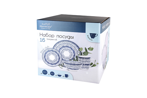 Набор столовый на 4 персоны "Ethnic style" (16 предметов)